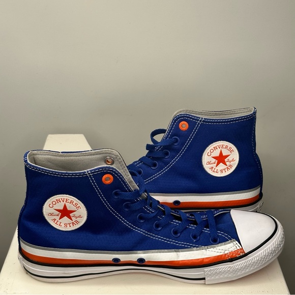 🔴 SOLD Converse Chuck Taylor High Top Sneakers All Star NBA New York Knicks - Picture 3 of 11